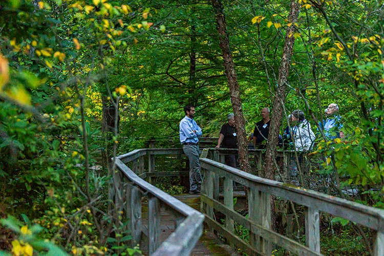 DRPWS Boardwalk with Group in Background