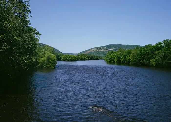 Lehigh River Looking Toward Carbon Cty